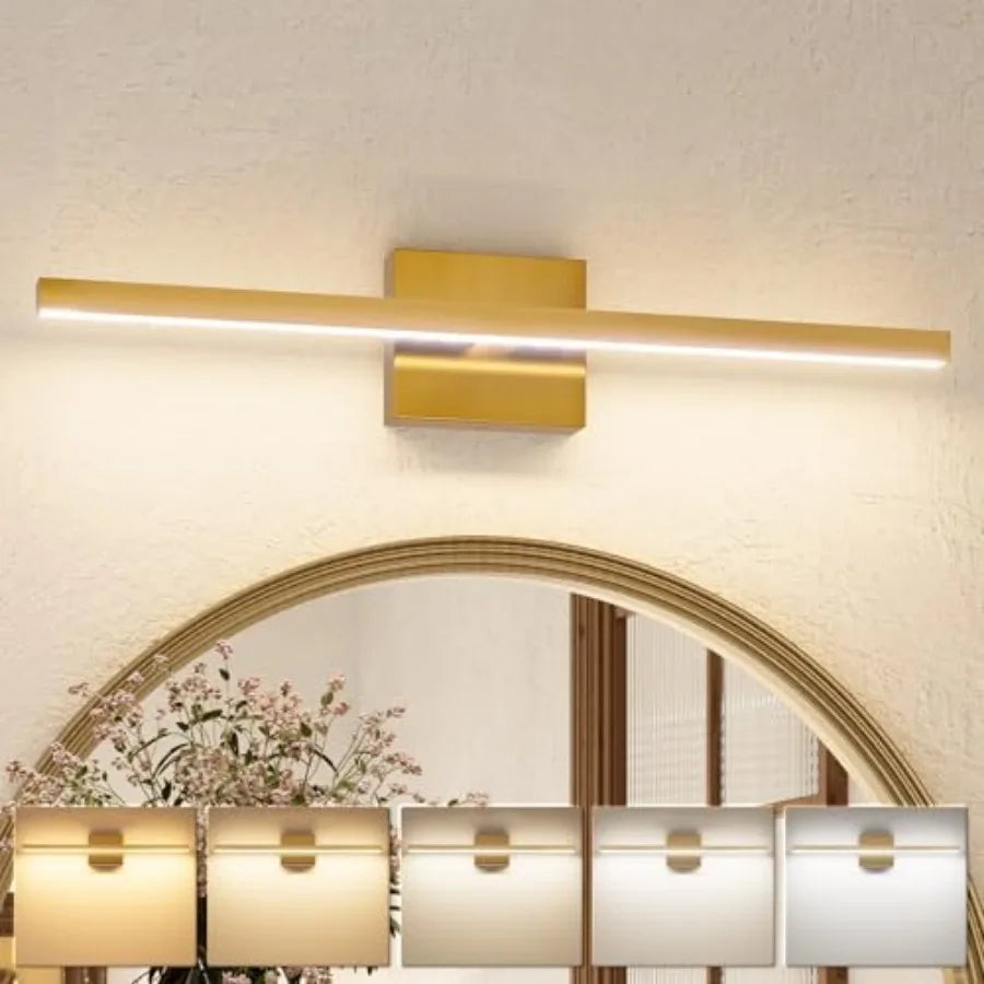 Modern Bathroom Vanity Light 24 inch, 14W Dimmable 5CCT Led Bathroom Light Fixture Over Mirror, Bar Vanity Light for Bathrooms