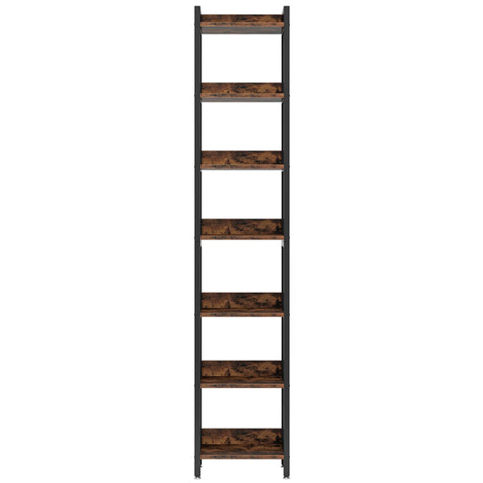 Tribesigns 78.7 Inch Extra Tall Narrow Bookshelf, 7 Tier Skinny Bookcase for Small Spaces, Freestanding Display Shelves